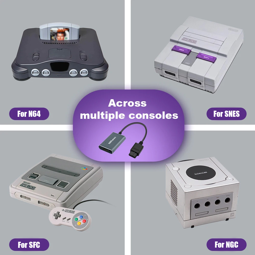 Bitfunx 720P Svideo / AV To HD - Gaming Console In Tv 评论和价格